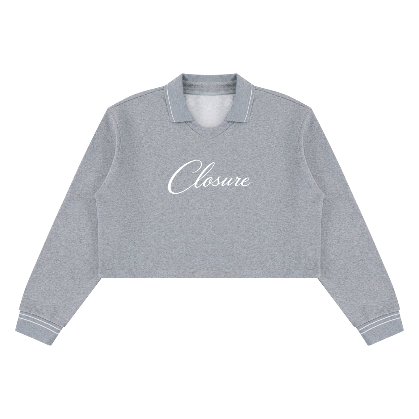 Women’s CS Crop Collared Sweatshirt