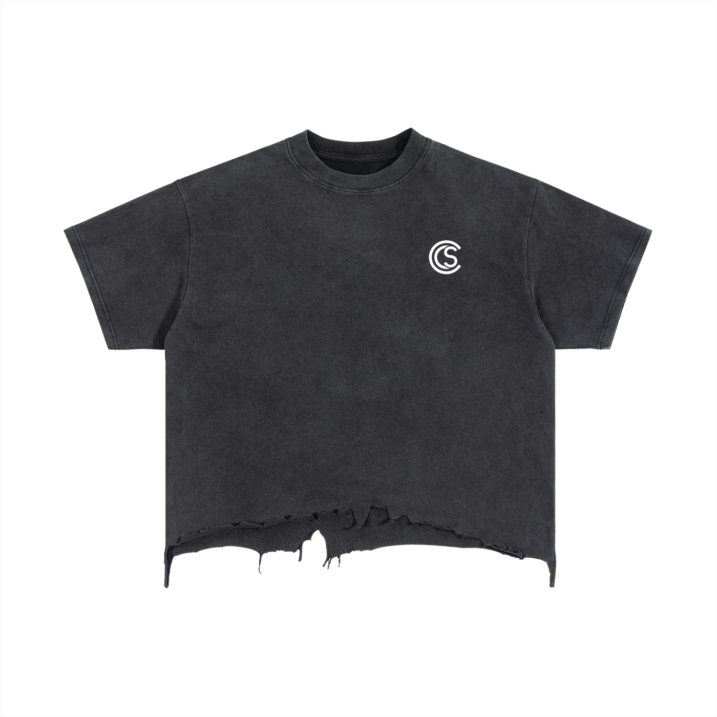 CS Distressed Hem T-Shirt