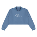 Women’s CS Crop Collared Sweatshirt