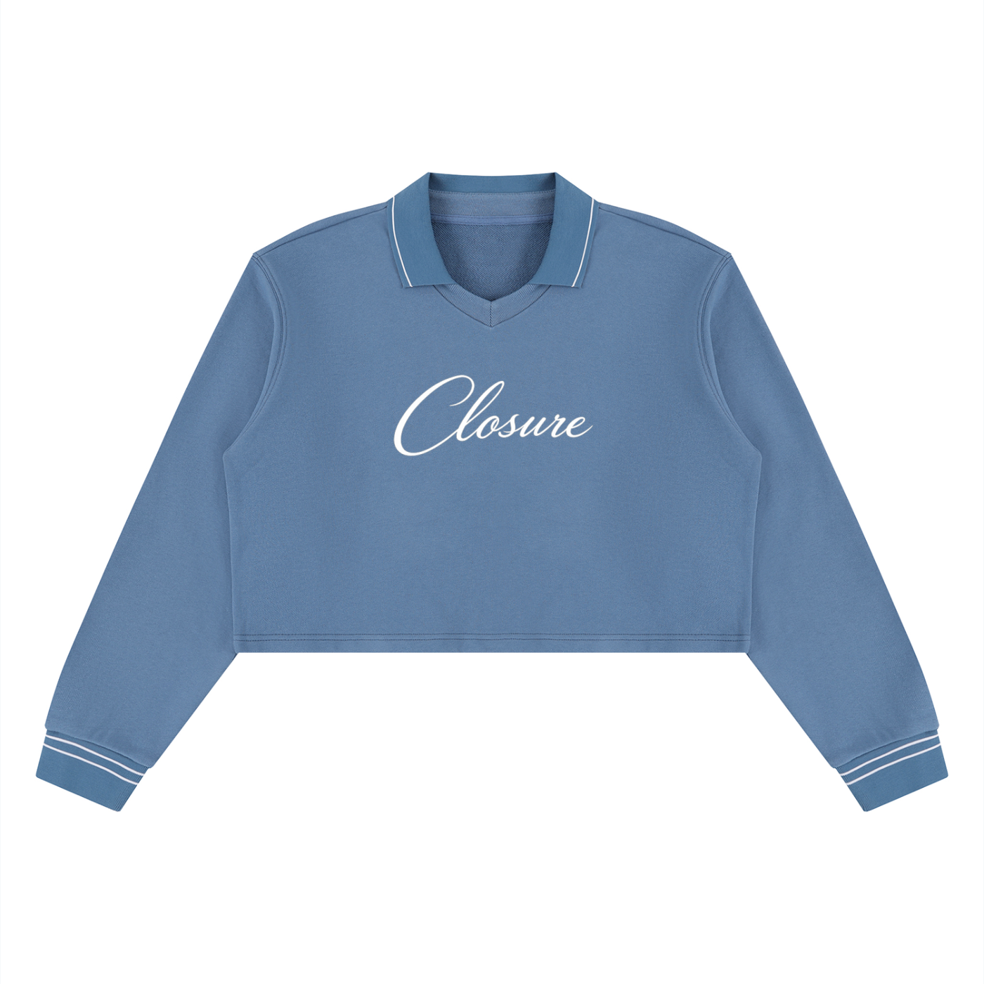 Women’s CS Crop Collared Sweatshirt