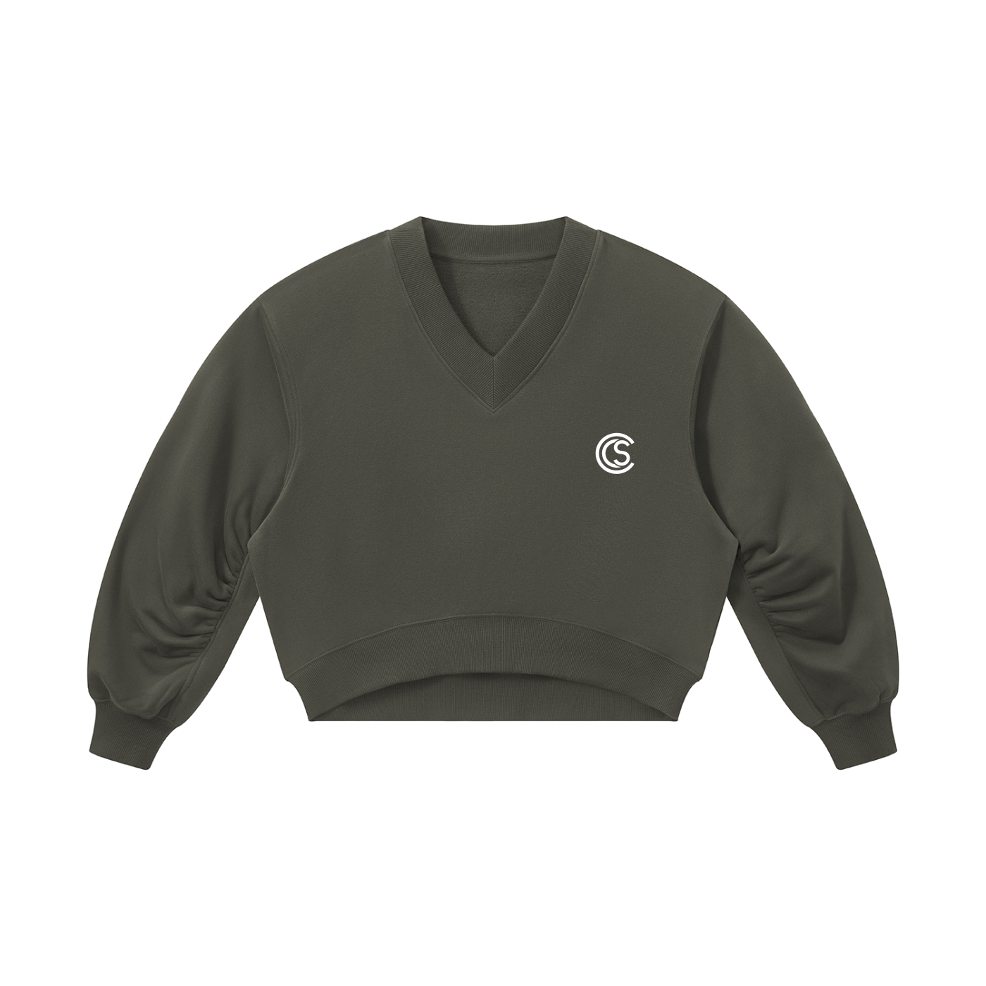 Women’s CS V-Neck Crop Sweater