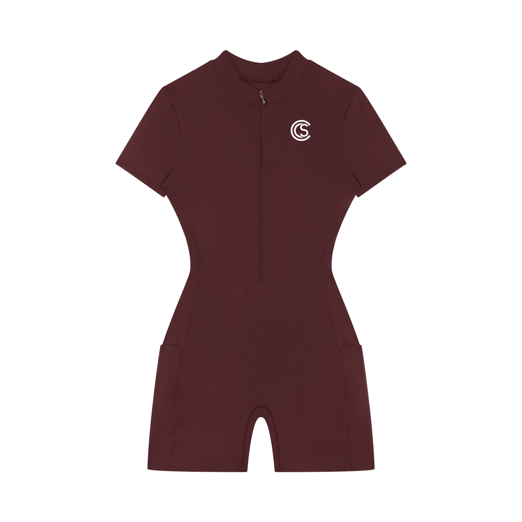 Women's Quarter-Zip CS Romper