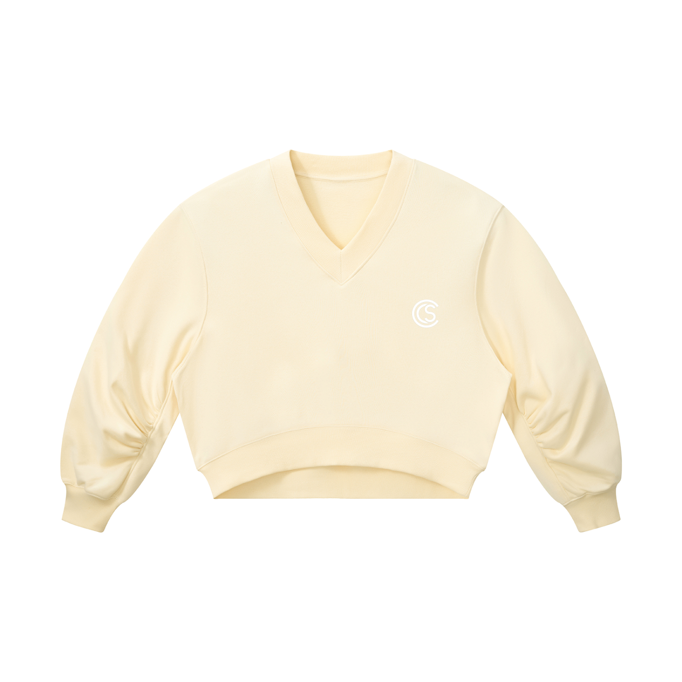 Women’s CS V-Neck Crop Sweater