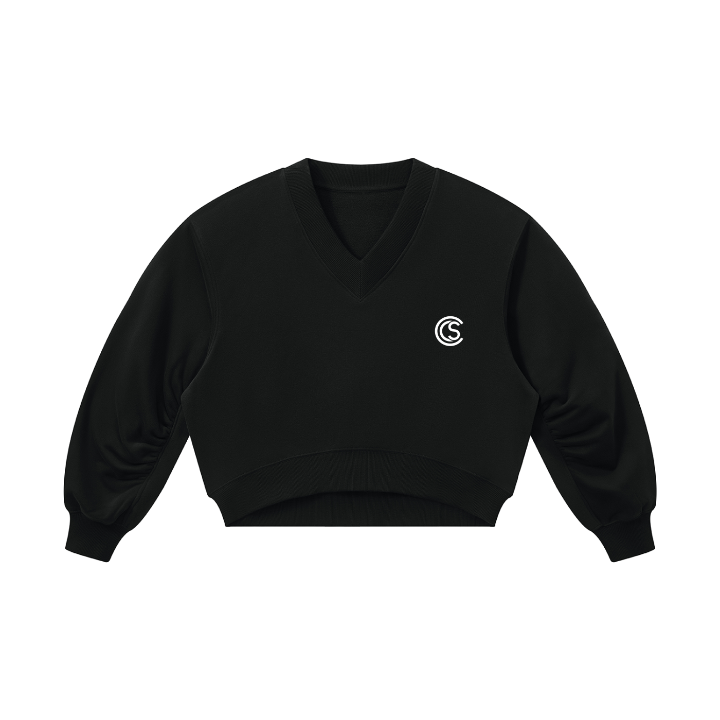 Women’s CS V-Neck Crop Sweater