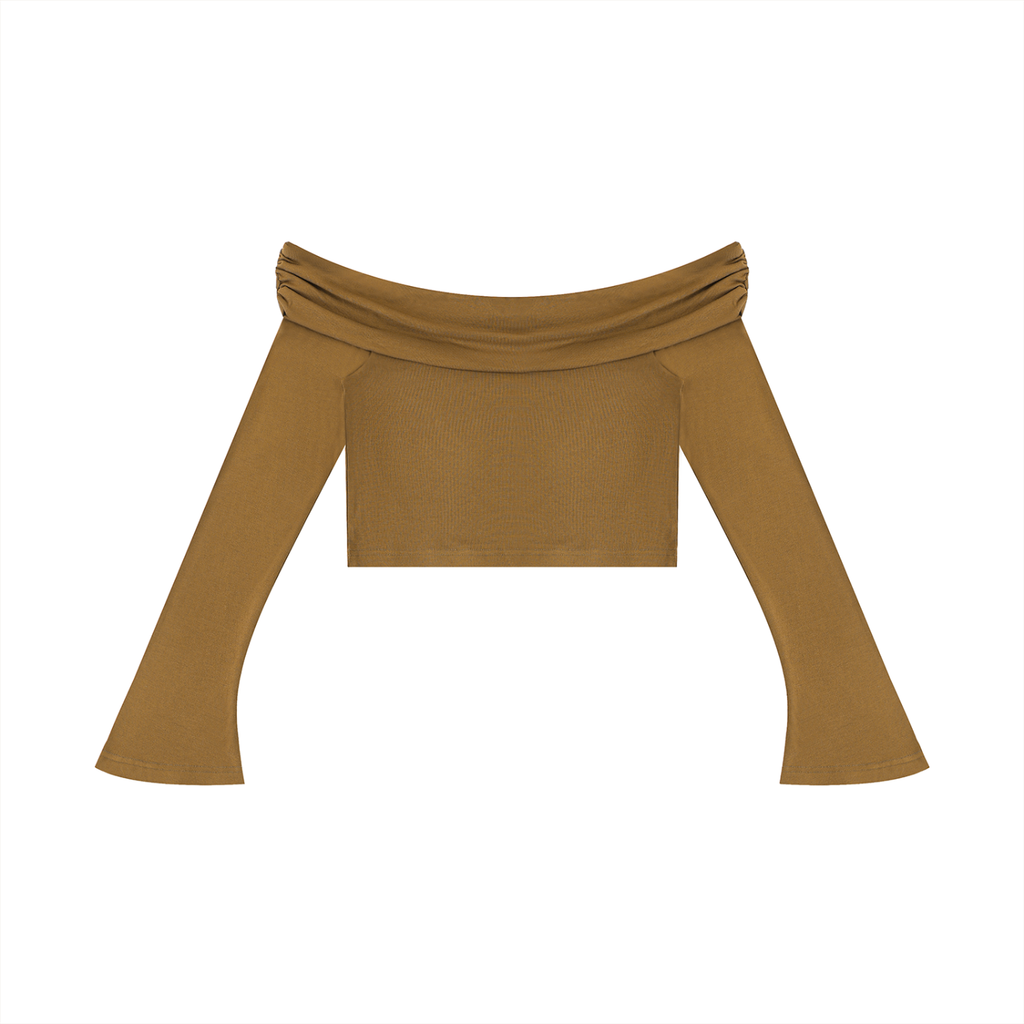 Women's CS  Bell Sleeve Crop Shirt