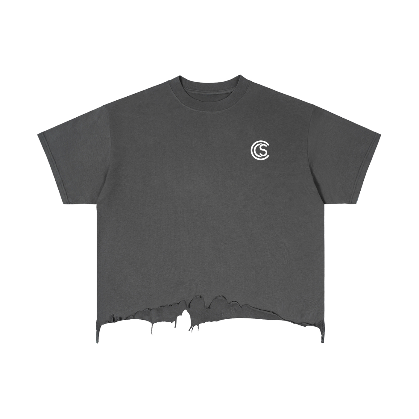 CS Distressed Hem T-Shirt