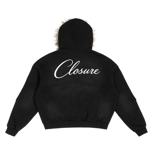Closure Fur Hoodie