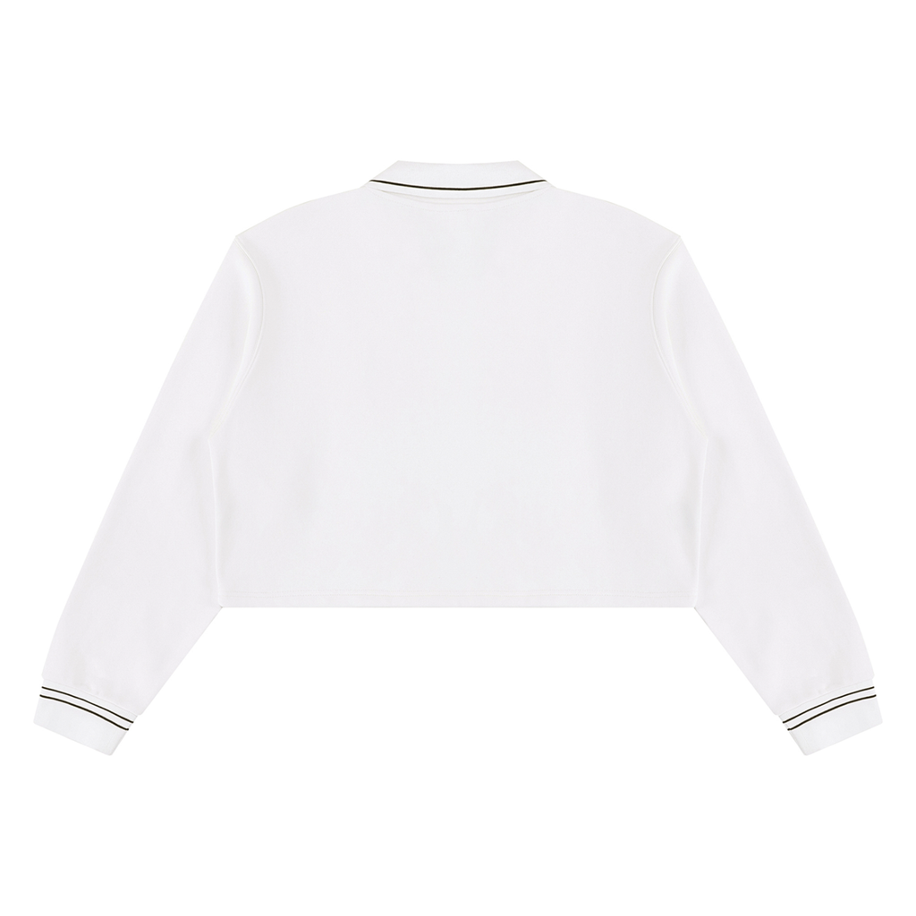 Women’s CS Crop Collared Sweatshirt