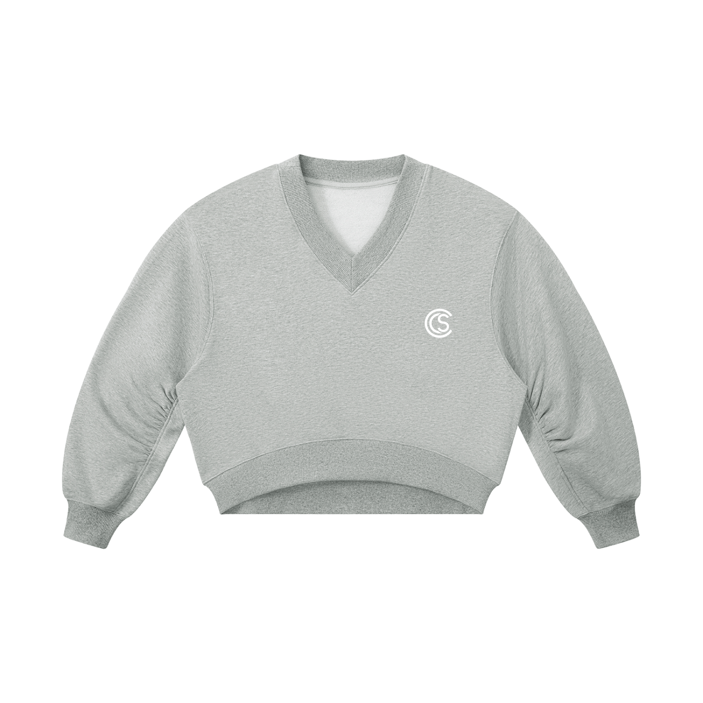 Women’s CS V-Neck Crop Sweater