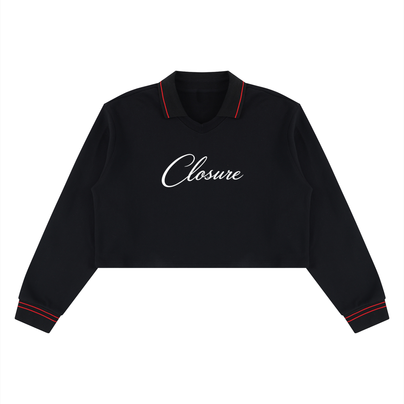 Women’s CS Crop Collared Sweatshirt
