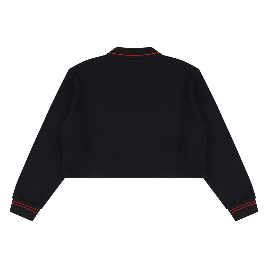 Women’s CS Crop Collared Sweatshirt